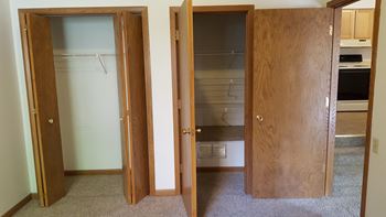 Spacious closets